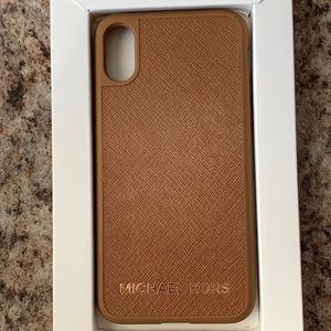 Michael Kors iPhone X Xs leather case